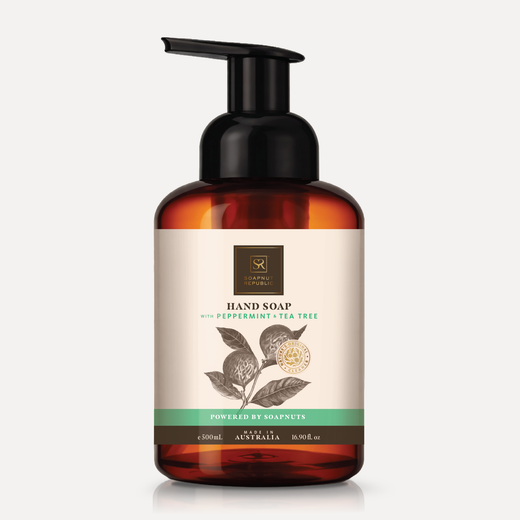 Hand Soap (Peppermint & Tea Tree) 500ml