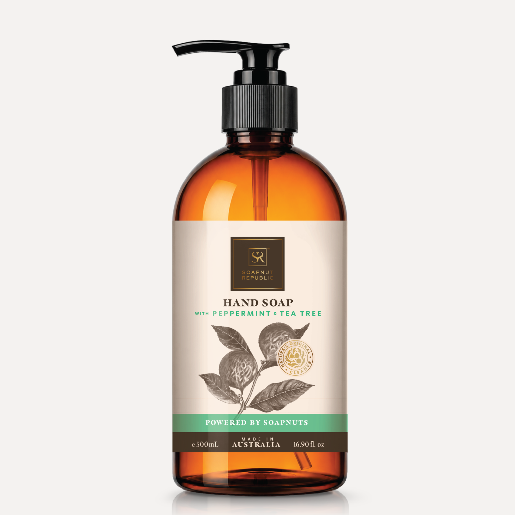 Hand Soap (Peppermint & Tea Tree) 500ml